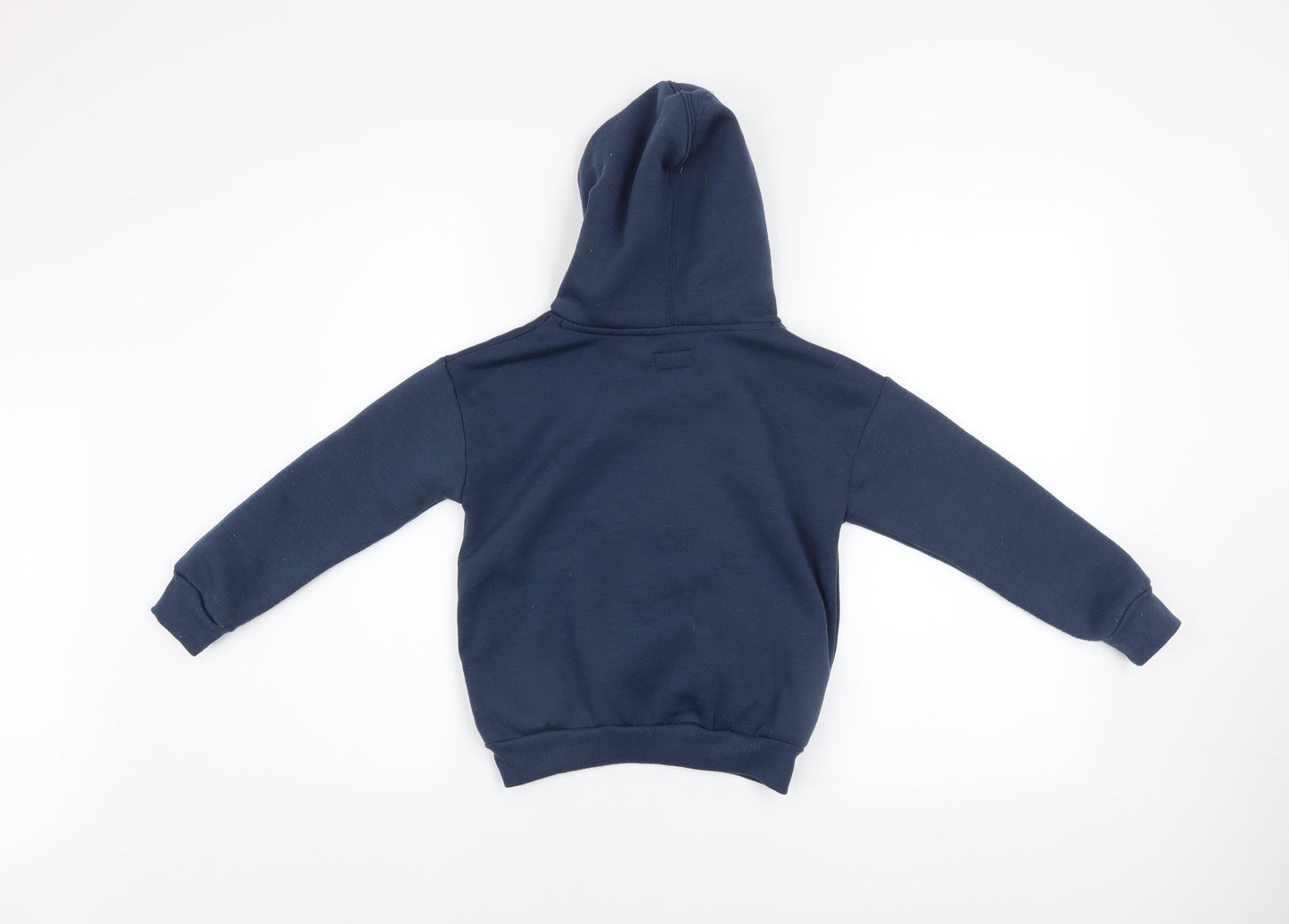 Converse Boys Blue Pullover Hoodie 5-6 Years Fleece Logo Sweatshirt