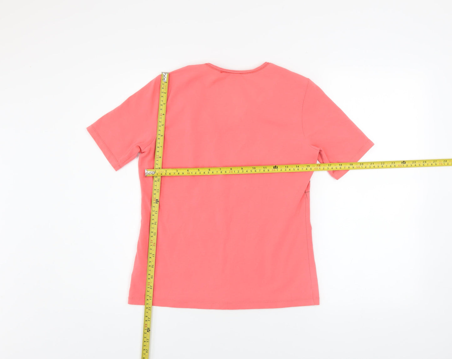 Betty Barclay Women’s Pink Travel Print Jersey T-Shirt Size 12