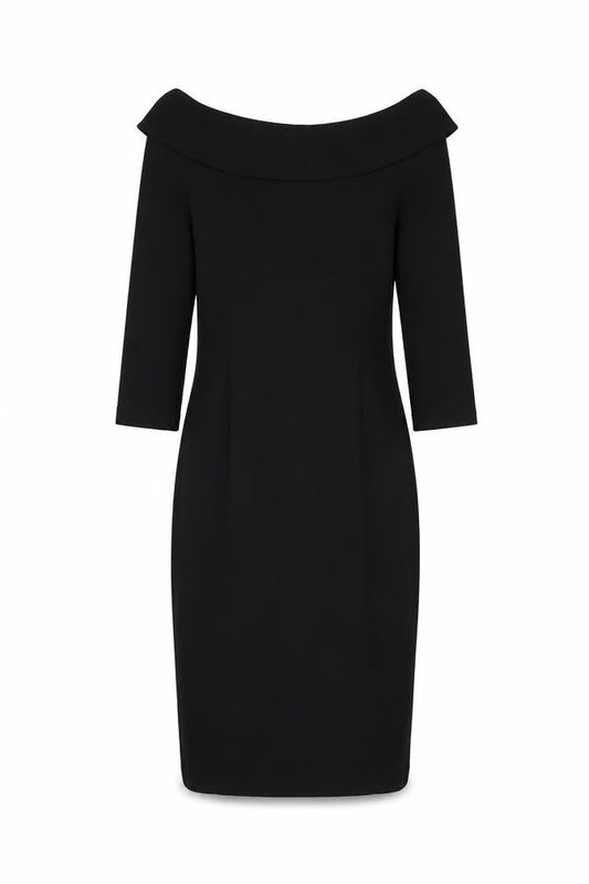 Wallis Women’s Black Off Shoulder Sheath Dress Size 8
