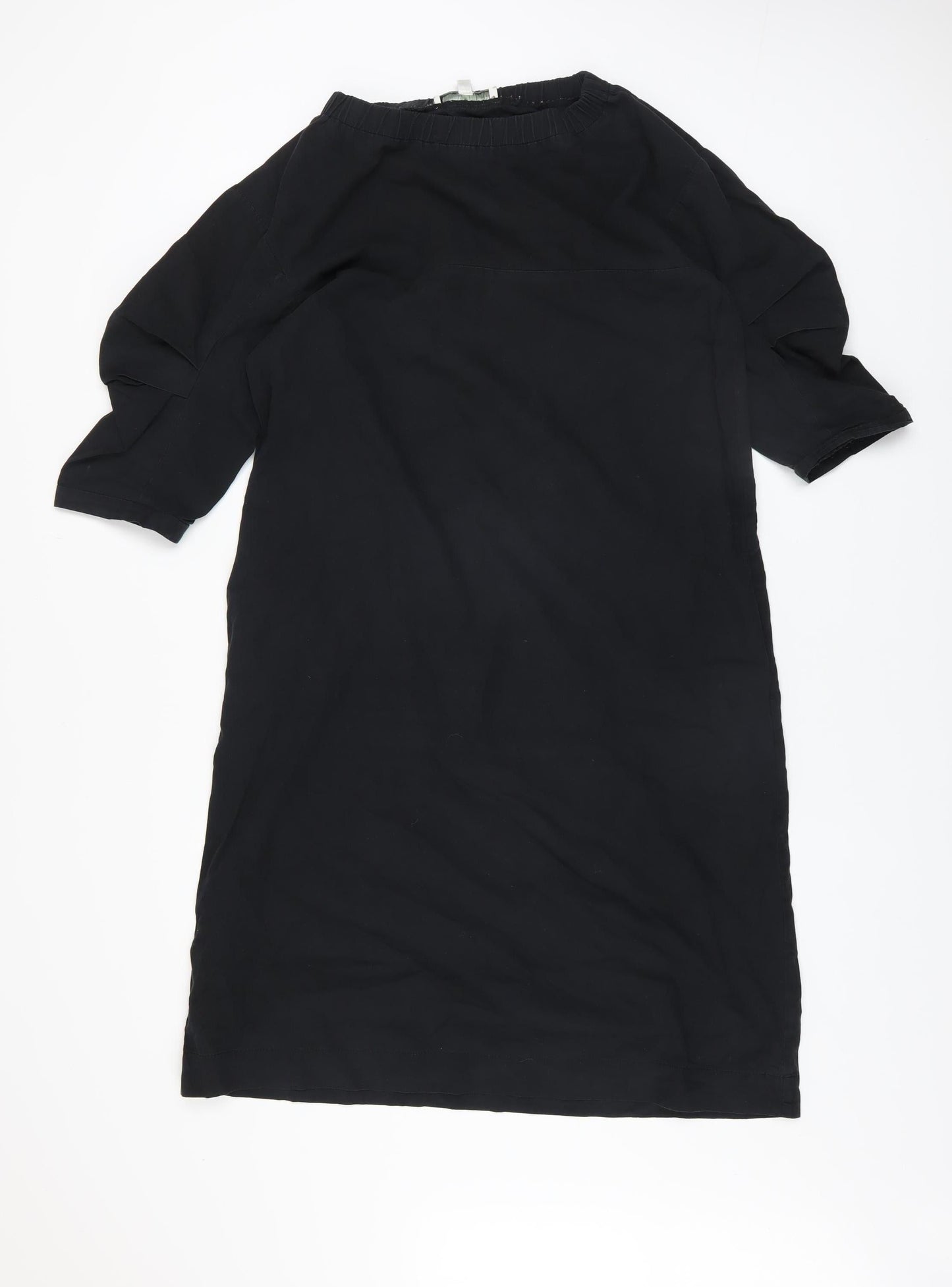 Carolyn Donnelly The Edit Women's Black Cotton Shift Dress Size S