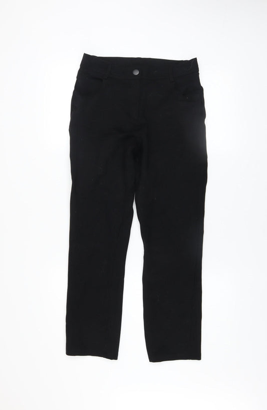Dunnes Women's Black Size 8 Stretch Jegging Trousers