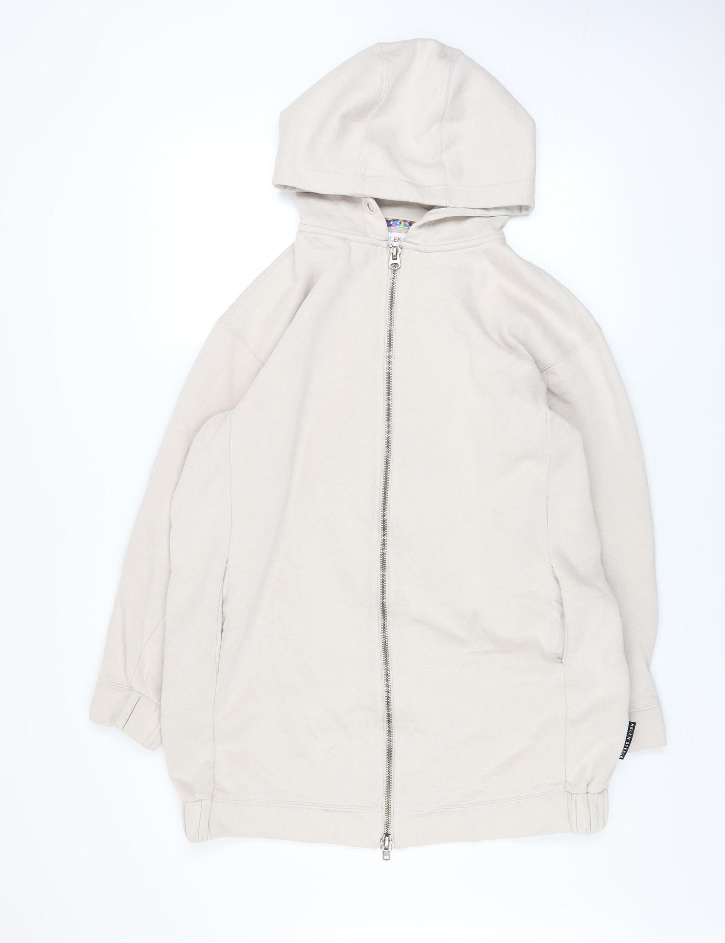 Helen Steele Men’s Beige Full Zip Hoodie Size M