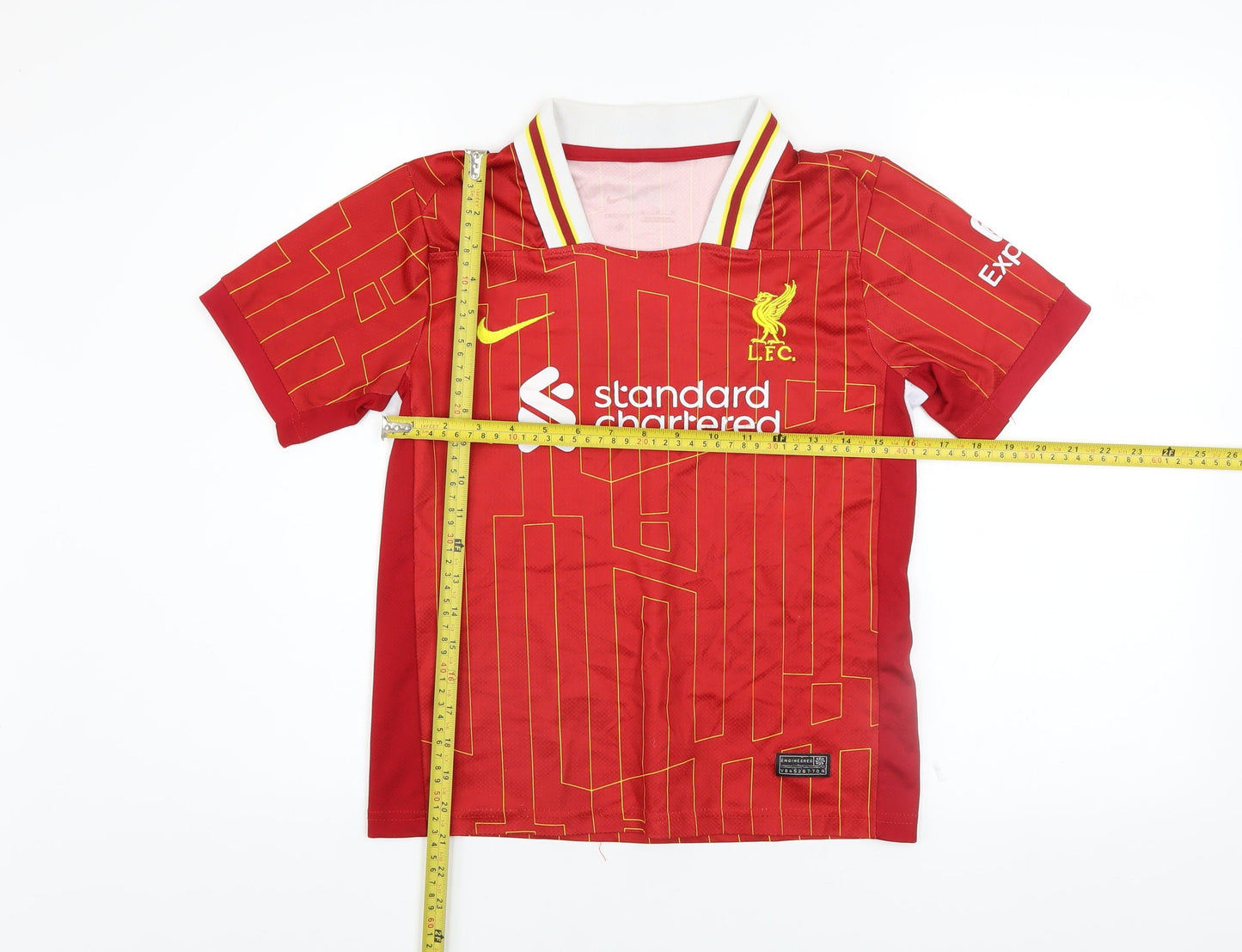 Nike Boys Red LFC Football Jersey T-Shirt 10-11 Years Lightweight Sports Top