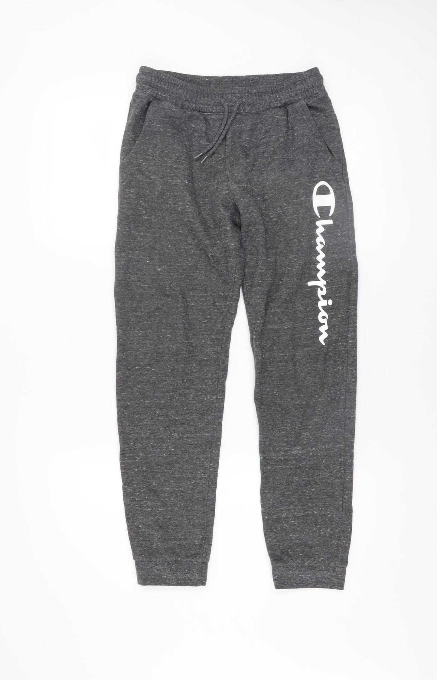 Champion Boys Grey Jogger Trousers Size 11-12 Years Cotton Blend