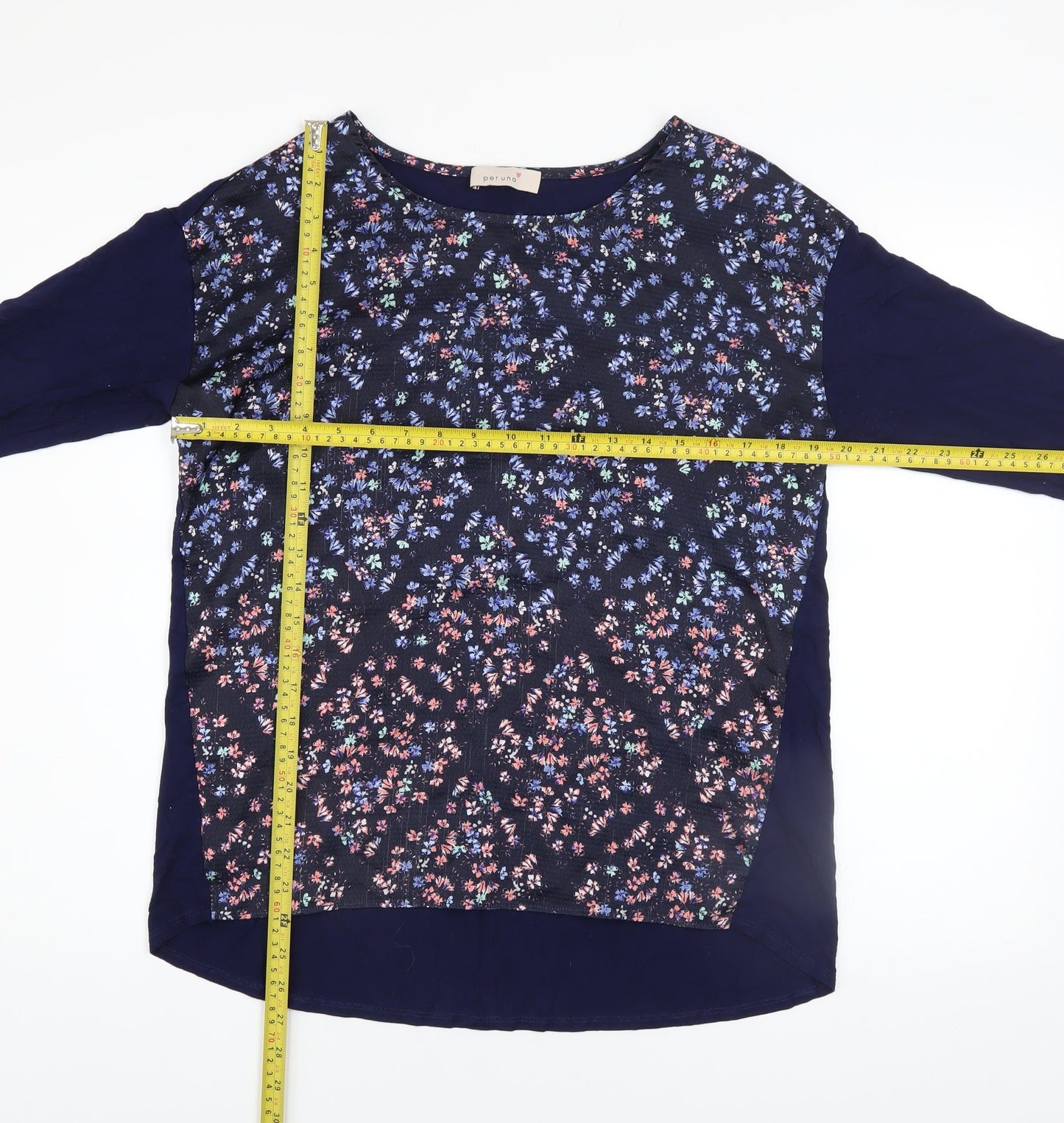 Marks and Spencer Womens Multicoloured Floral Tunic Blouse Size 12