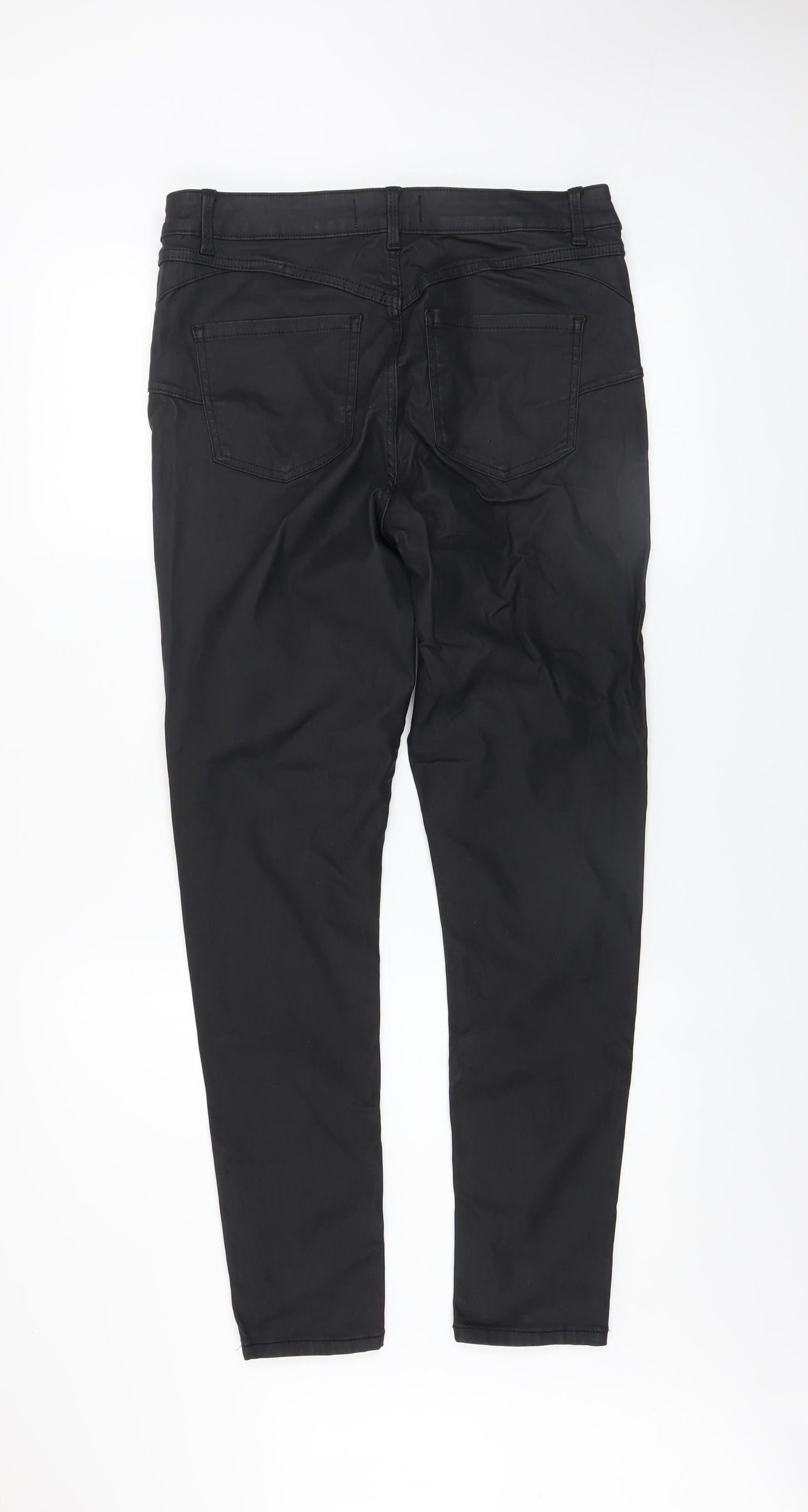 New Look Women Black Skinny Jegging Trousers UK 14 Viscose Blend