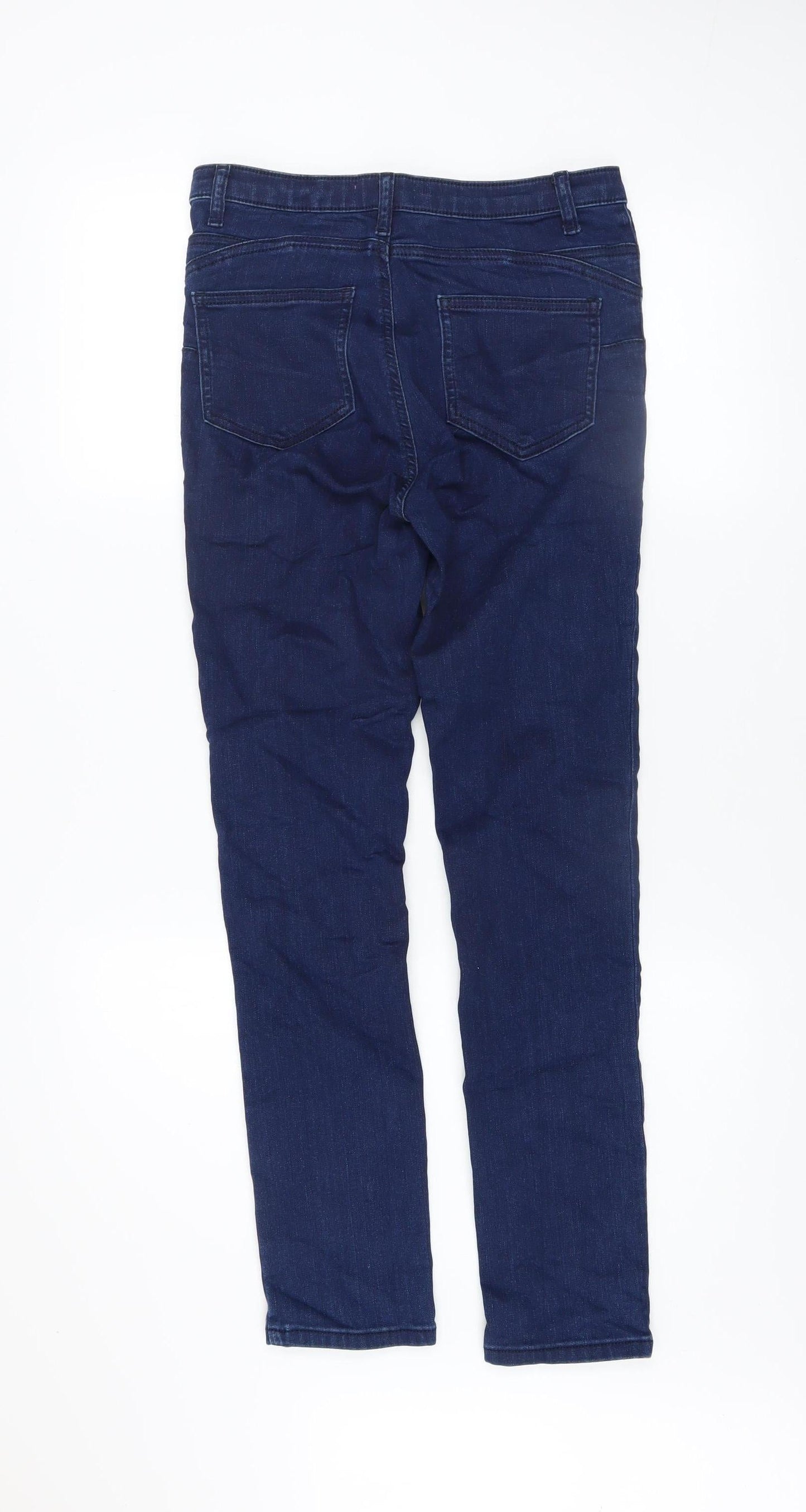 Gallery Women's Blue Mid Rise Skinny Stretch Jeans Size 12