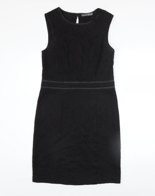 Atmosphere Women’s Black Lace Sheath Knee Length Dress UK 10
