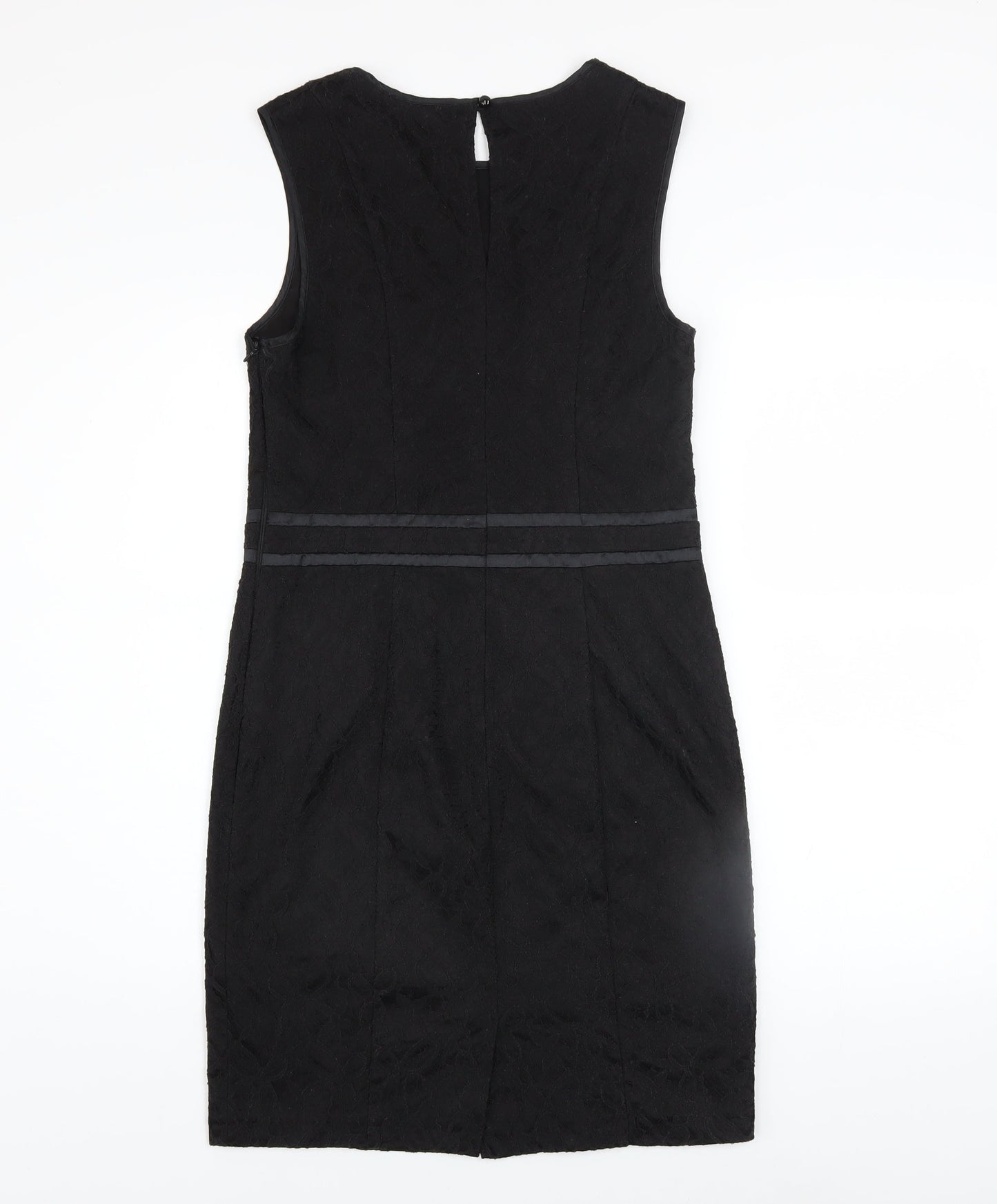 Atmosphere Women’s Black Lace Sheath Knee Length Dress UK 10