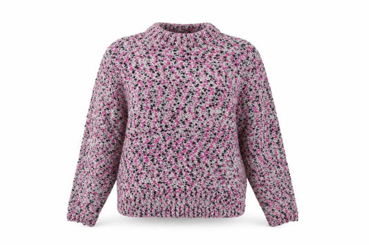 Ted Baker Women’s Multicoloured Wool Blend Chunky Knit High Neck Jumper Size S
