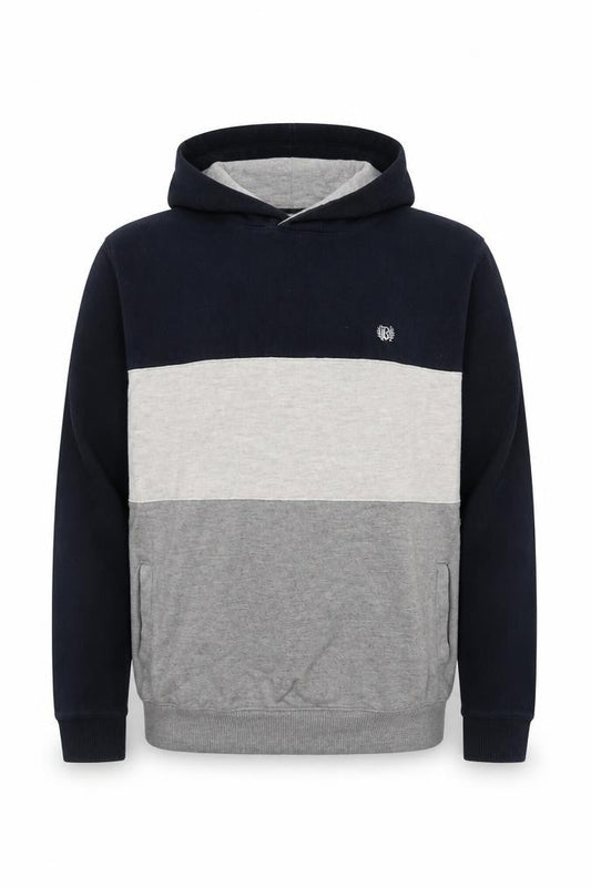 Burton Mens Grey Colour Block Pullover Hoodie M Regular Fit