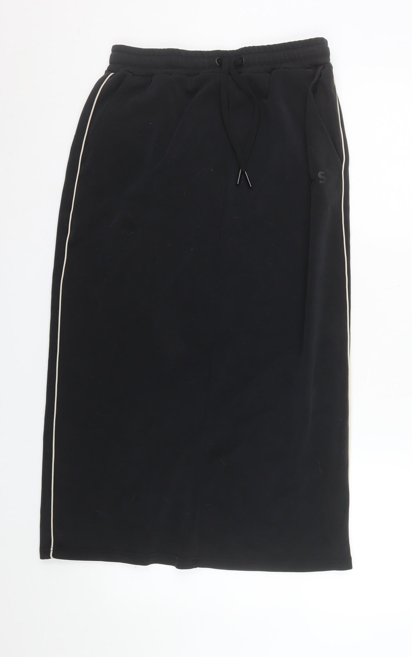 Helen Steele Dunnes Stores Women's Black Midi Jersey Skirt S