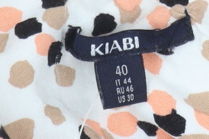 KIABI Women’s Multicoloured Polka Dot Viscose Shirt Dress Size 12