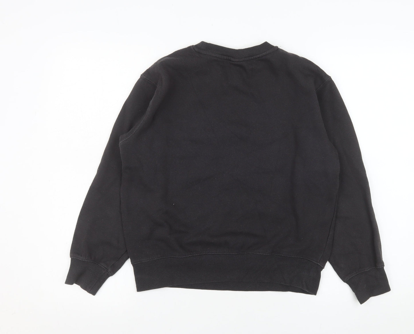H&M L.O.G.G. Women's Black Rolling Stones Graphic Pullover Sweatshirt XS