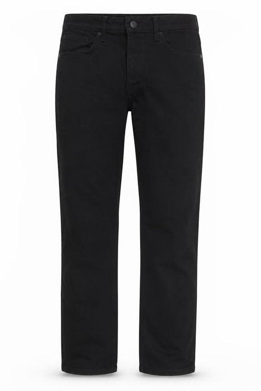 River Island Womens Black Straight Leg Jeans Size 32L Regular Fit
