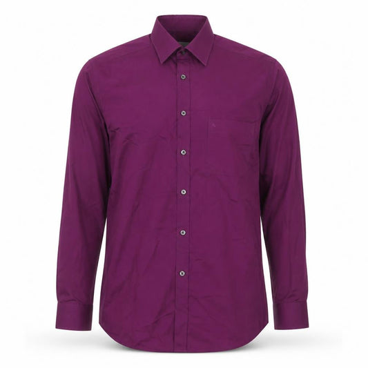 Remus Uomo Men's Purple Long Sleeve Slim Fit Dress Shirt 16/41