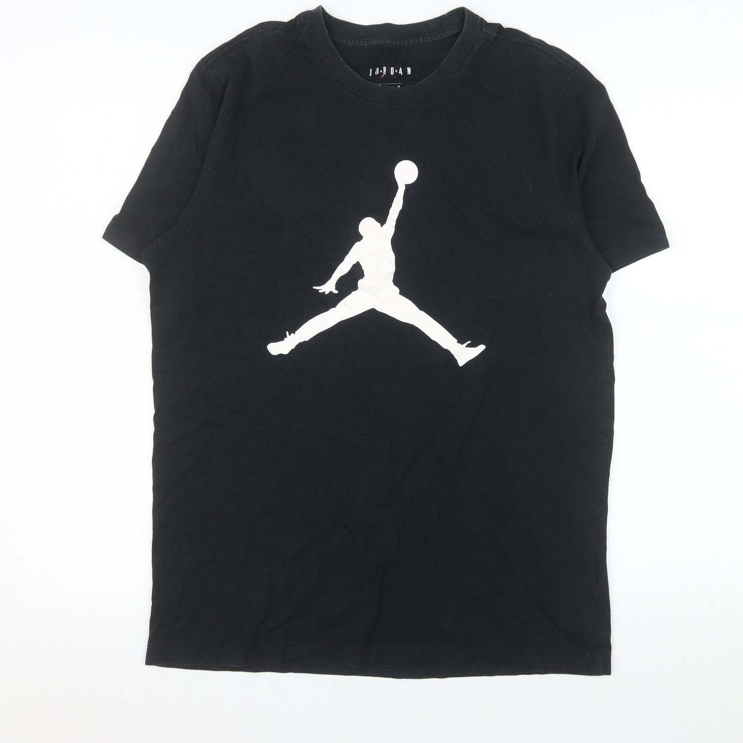 Jordan Men's Black Graphic Sports T-Shirt Size M Regular Fit
