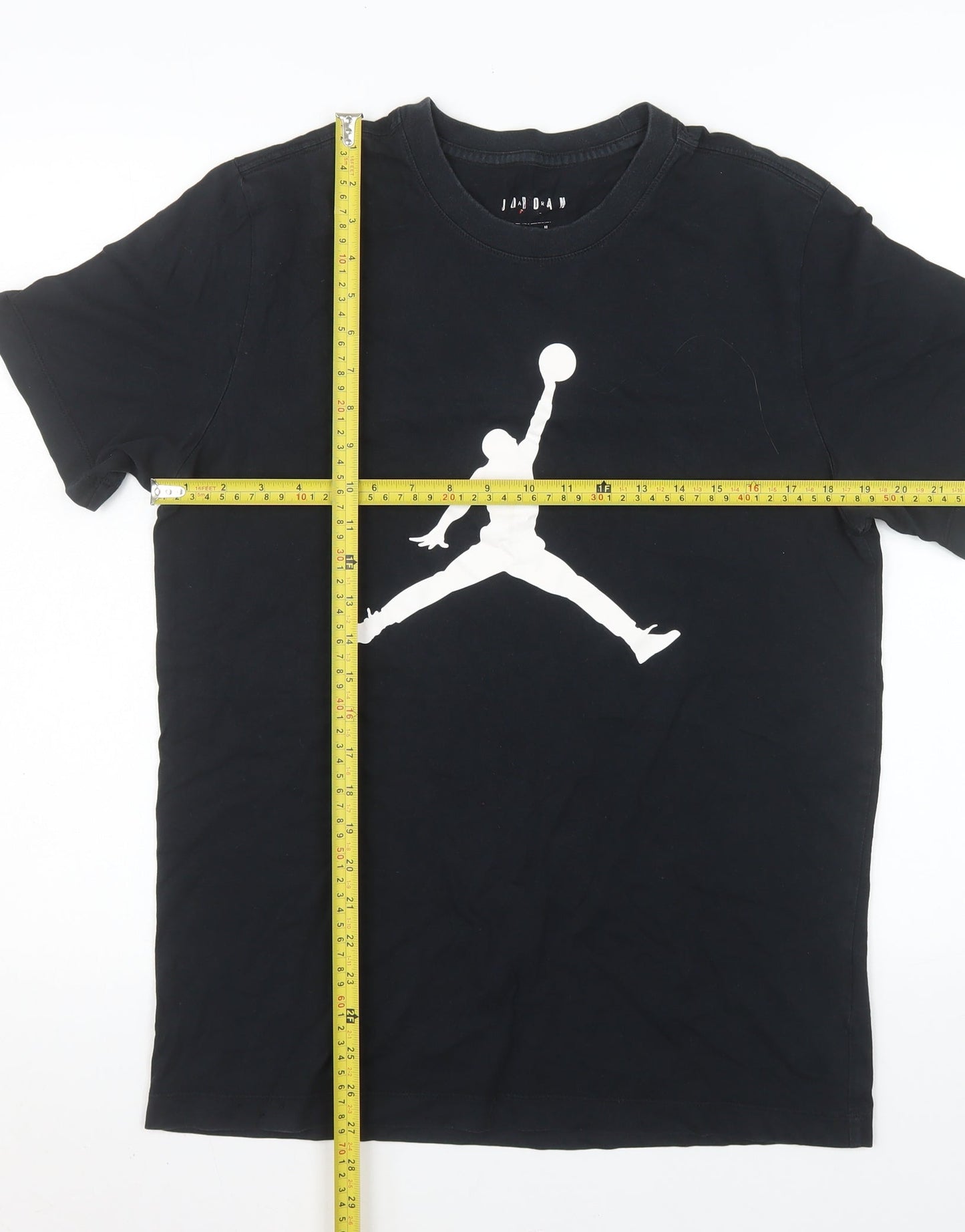 Jordan Men's Black Graphic Sports T-Shirt Size M Regular Fit