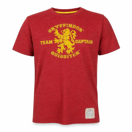 Harry Potter Girls Red Gryffindor Quidditch Team Captain T-Shirt M