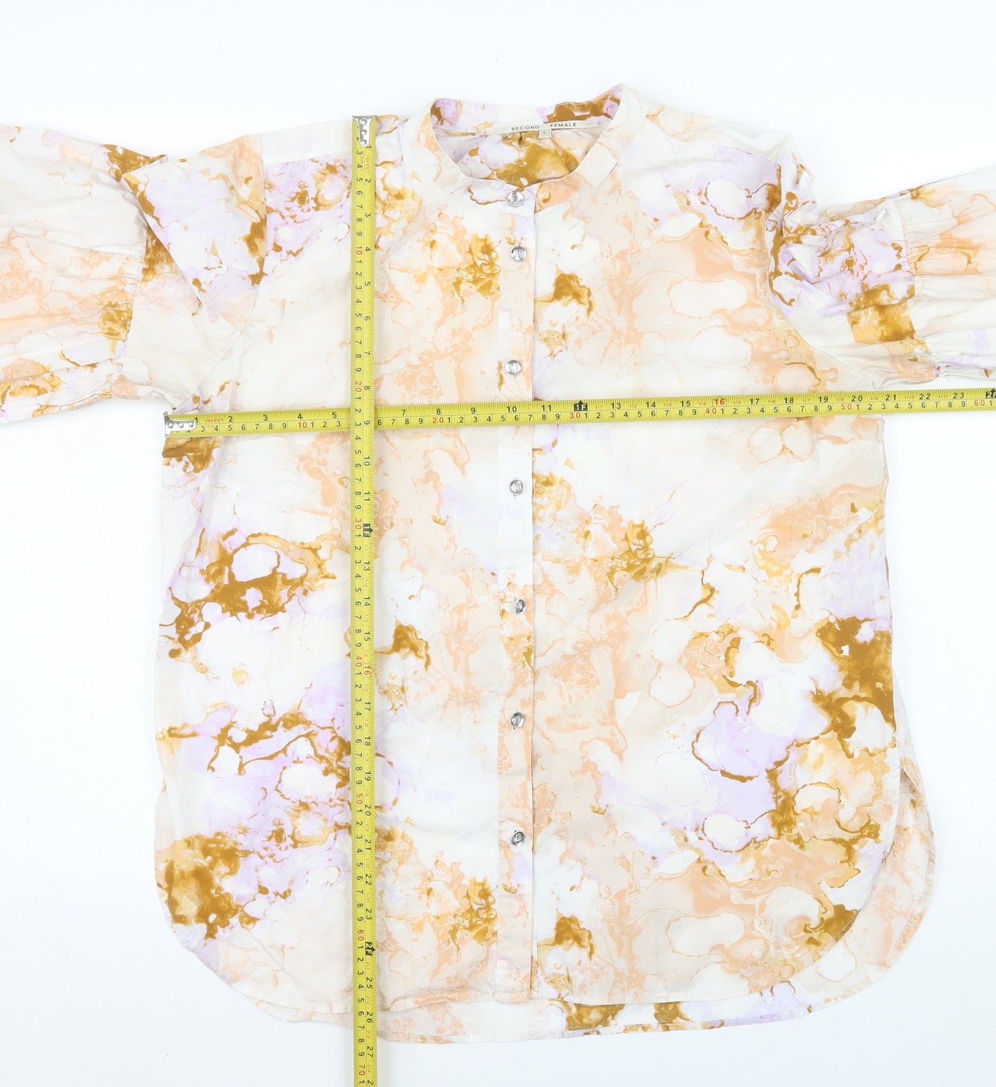 Second Female Women’s Multicoloured Cotton Button-Up Blouse L