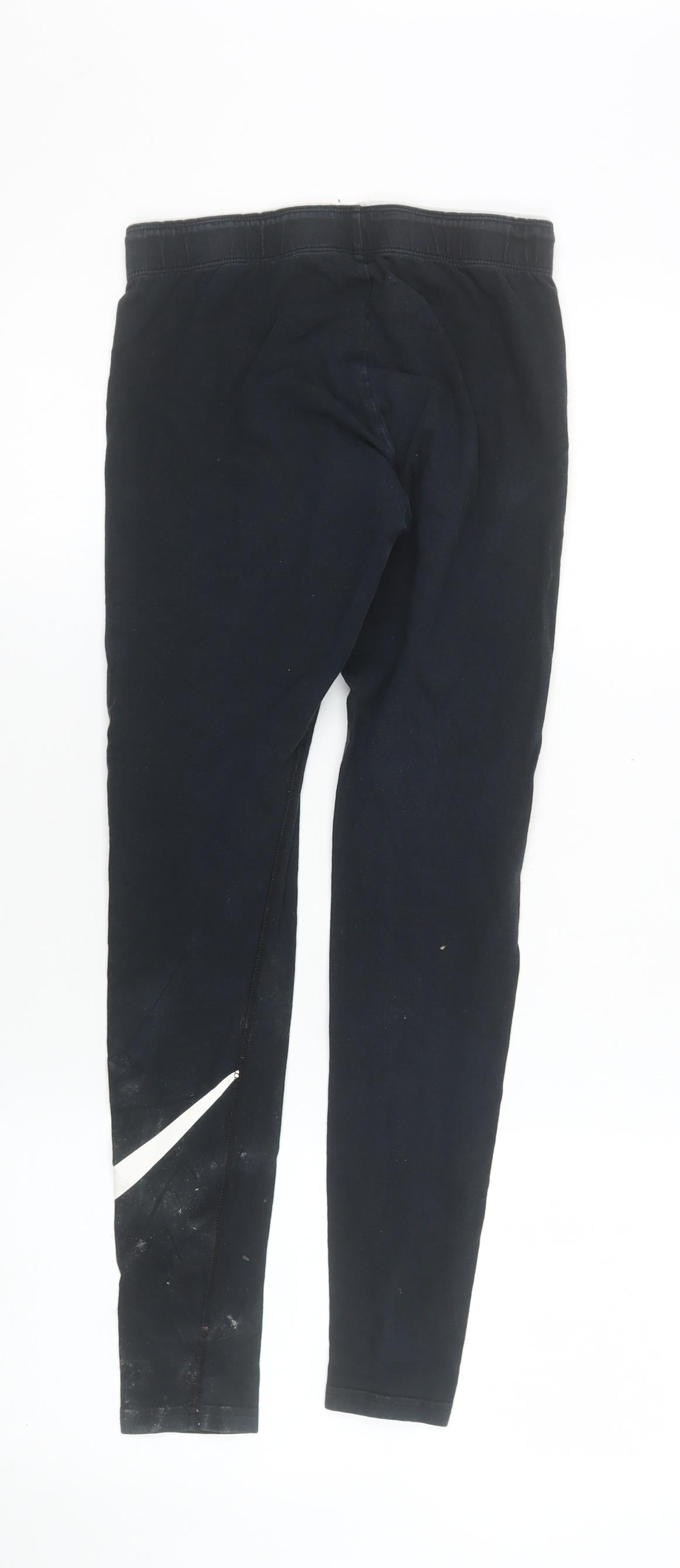 Nike Women's Black S Slim Fit Leggings - Cotton Stretch Activewear