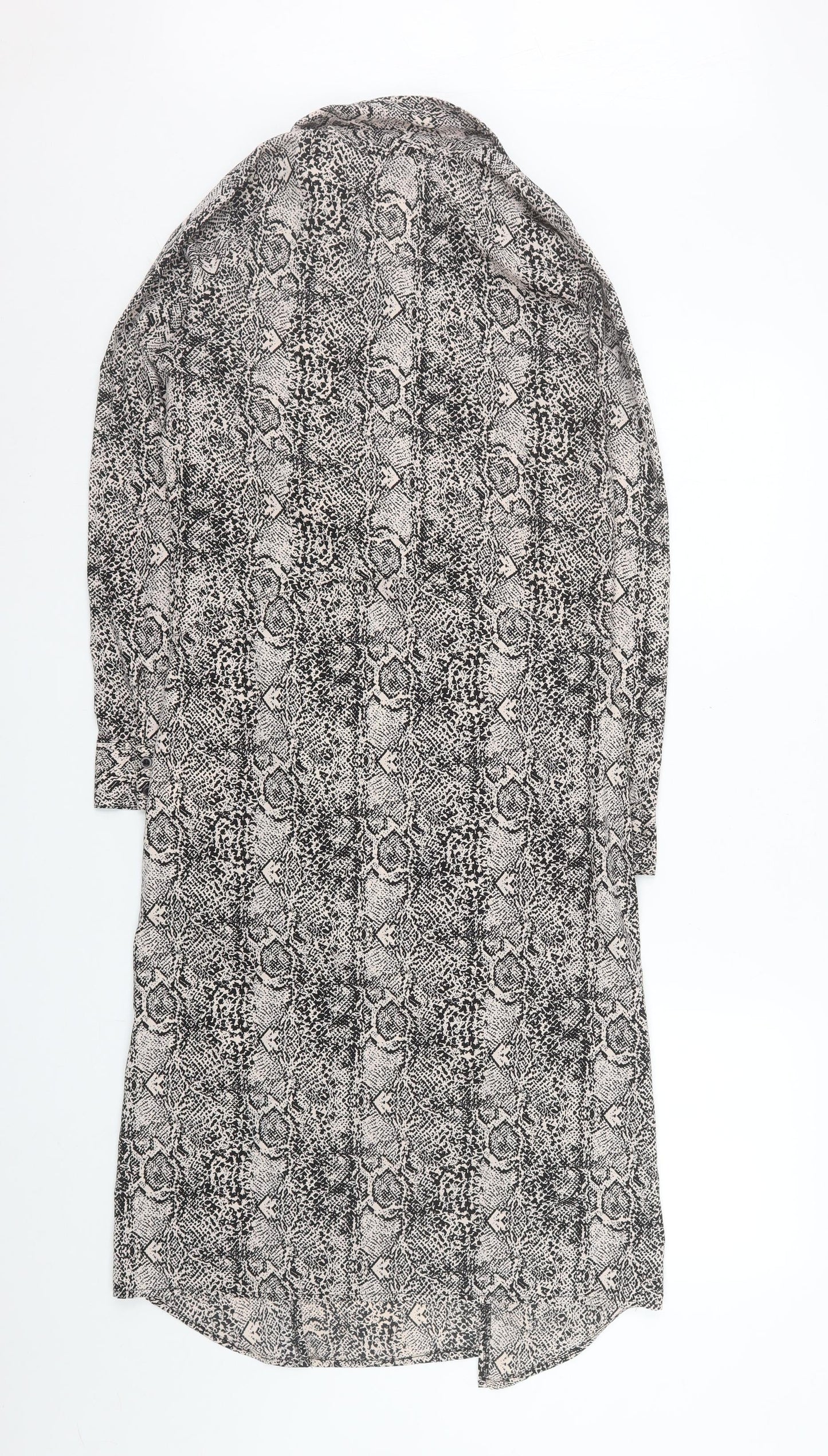 Wednesday's Girl Women's Multicoloured XS Snake Print Shirt Dress