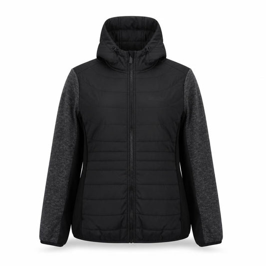 Regatta Womens Black Size 16 Puffer Jacket Hooded Softshell