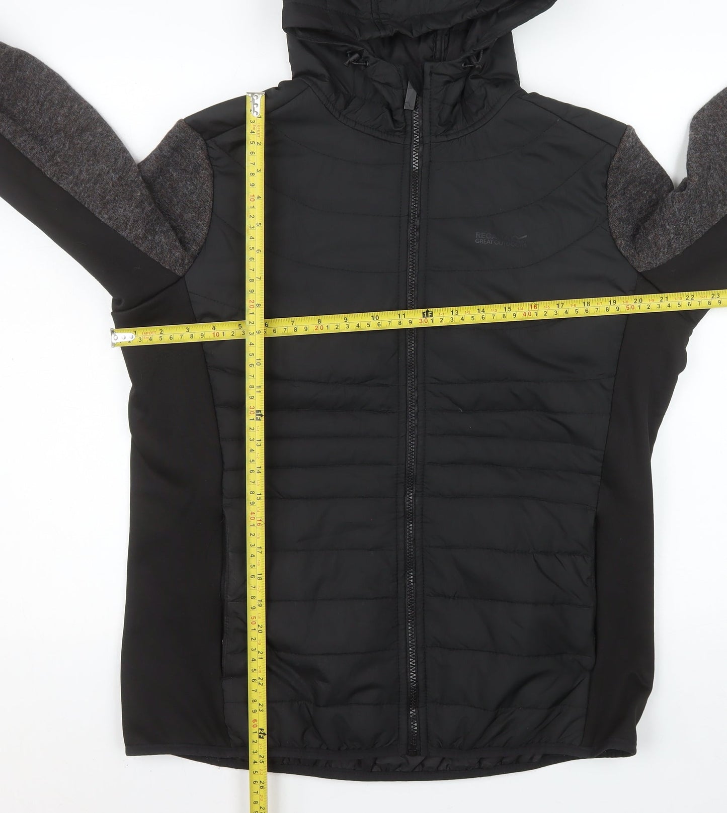 Regatta Womens Black Size 16 Puffer Jacket Hooded Softshell