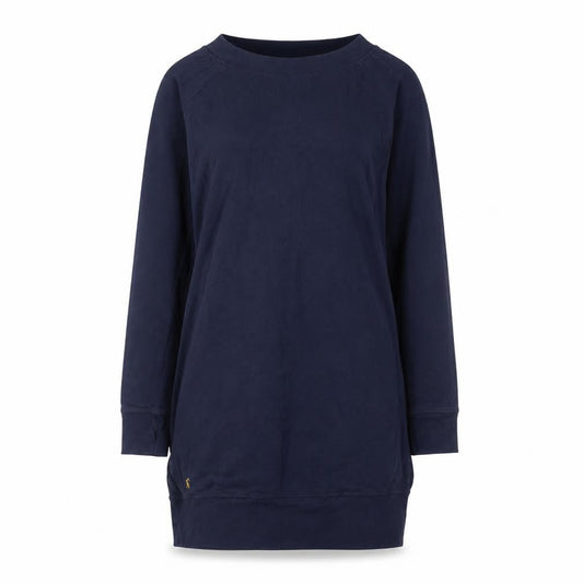 Joules Womens Navy Blue Long Sleeve Cotton Shirt Dress Size 6