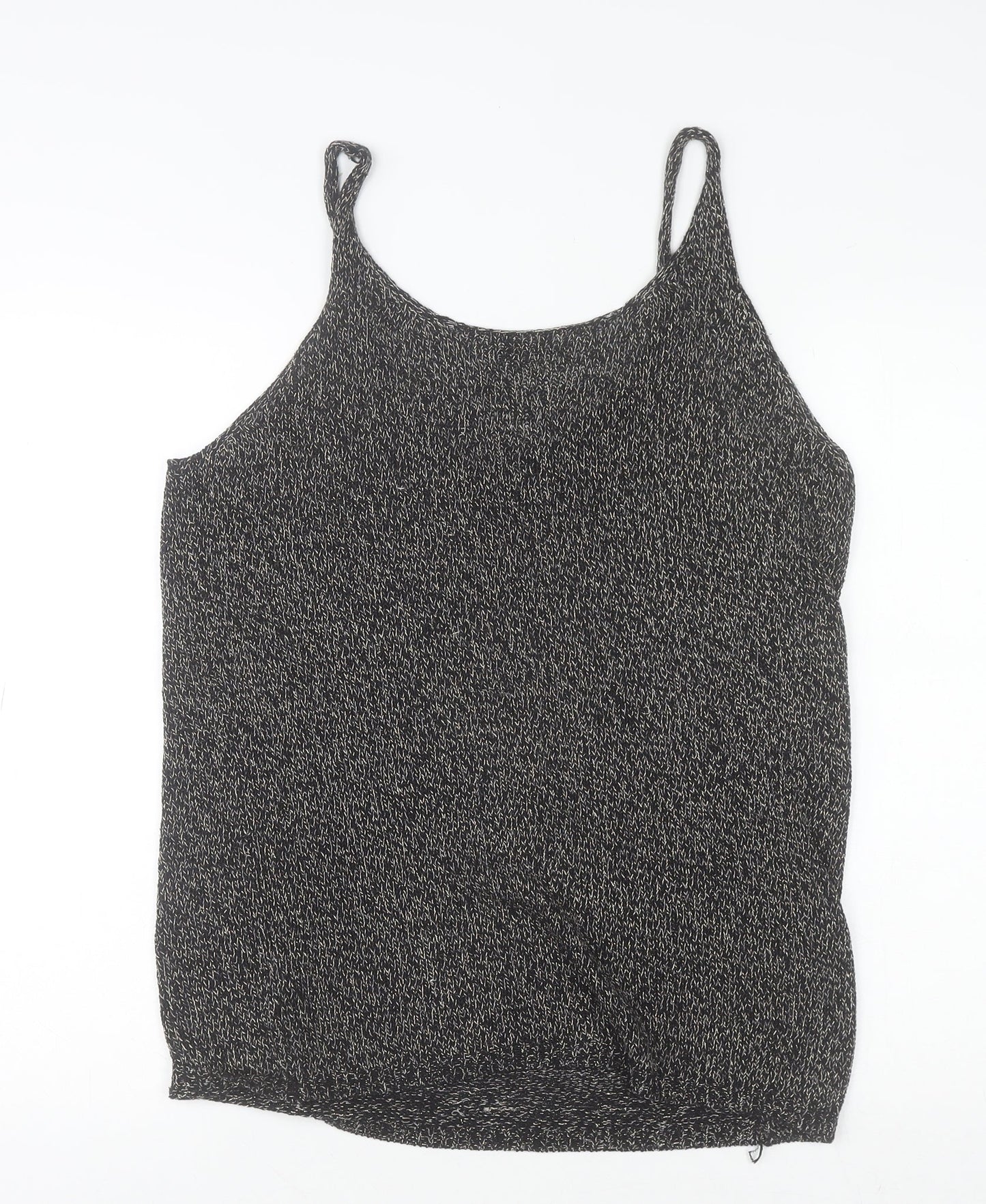 F&F Women’s Black Knit Camisole Tank Top Size 16