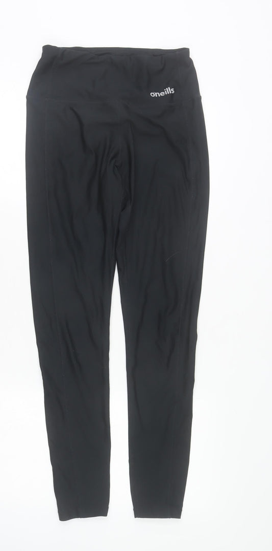 O'Neills Womens Black Size 12 Leggings Slim Fit Activewear Trousers
