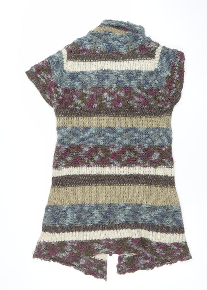 Sandwich Women's Multicoloured Chunky-Knit Cardigan M