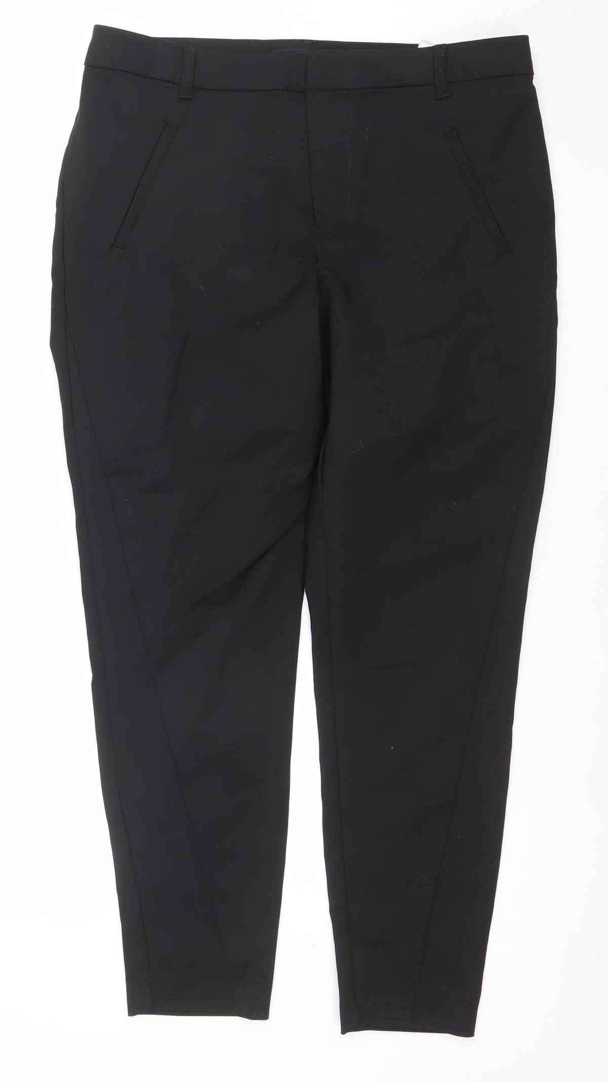 Vero Moda Women’s Black L 32 Slim Tapered Stretch Trousers