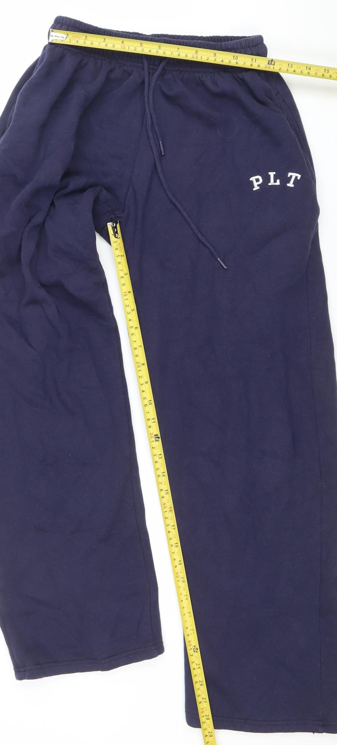 PrettyLittleThing Womens Navy Blue S Jogger Sweatpants