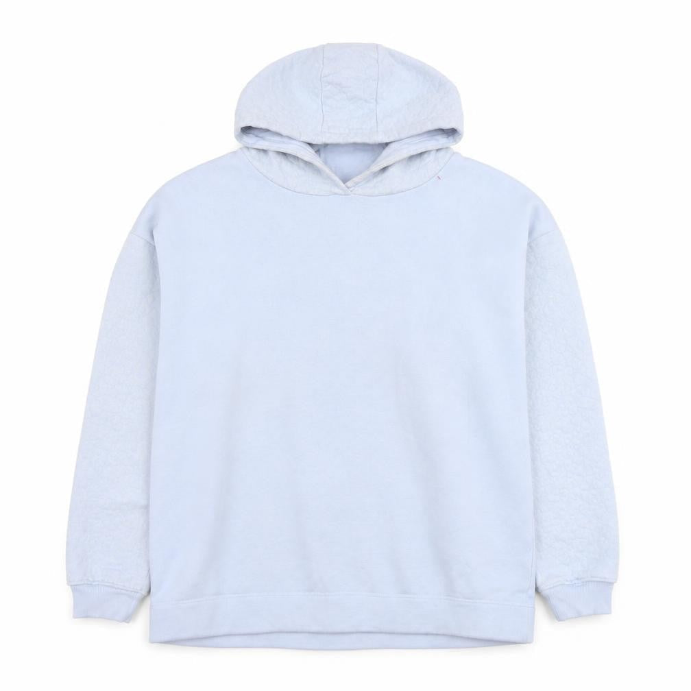 Gallery Women’s Blue Hooded Pullover Sweatshirt UK M Cotton Blend