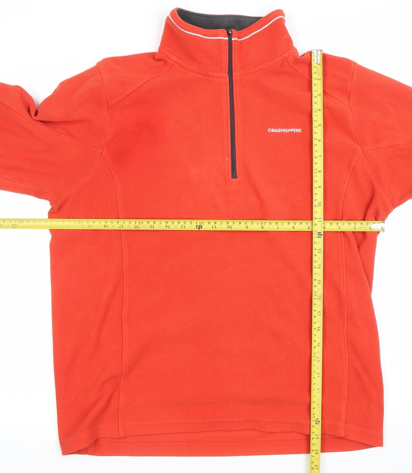 Craghoppers Men's Red Fleece 1/2 Zip Pullover Sweatshirt M