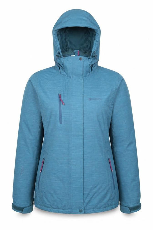 Mountain Warehouse Womens Blue 3-in-1 Waterproof Jacket Size 10