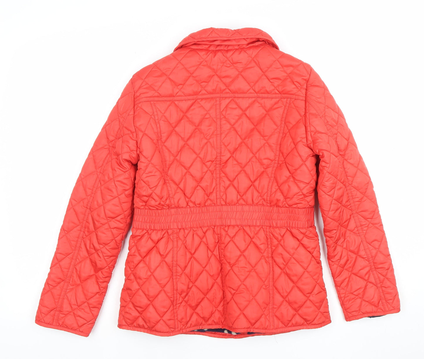 Next Girls Red Quilted Mid-Length Padded Jacket 11-12 Years