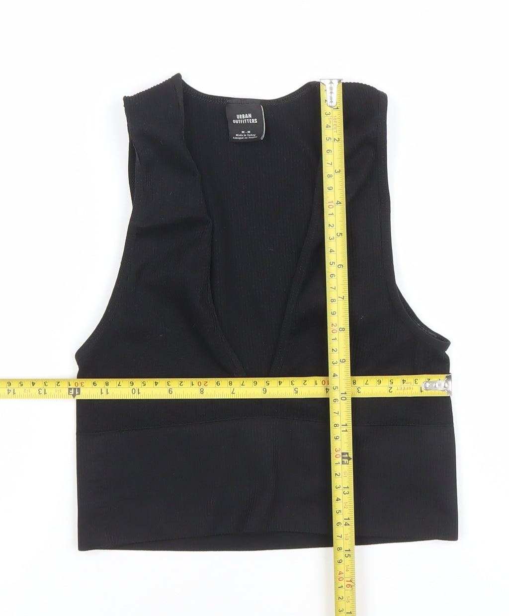 Urban Outfitters Women Black M Sports Bra Seamless Nylon Elastane