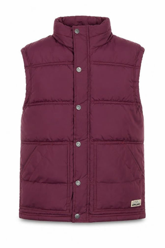 Easy Men's Red Padded Bodywarmer Waistcoat Size S Polyester