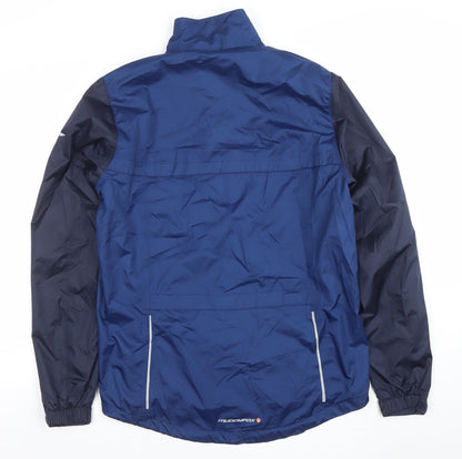 Muddyfox Men's Blue Windbreaker Cycling Jacket Size S Lightweight Waterproof