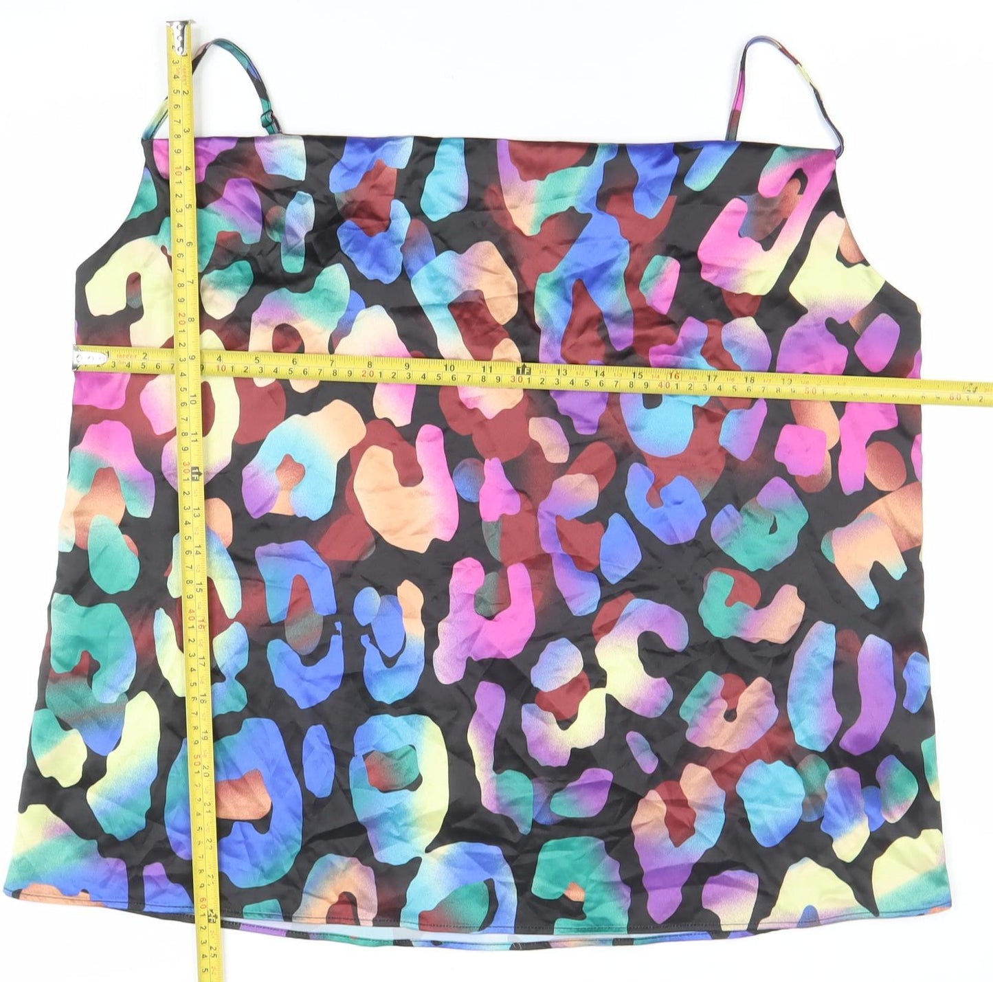 River Island Women Multicoloured Animal Print Camisole Top Size 18