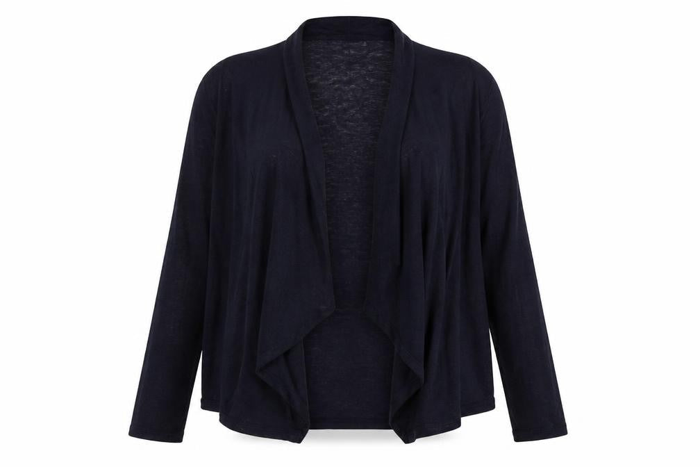 Monsoon Women’s Black Knit Open Front Cardigan Size M