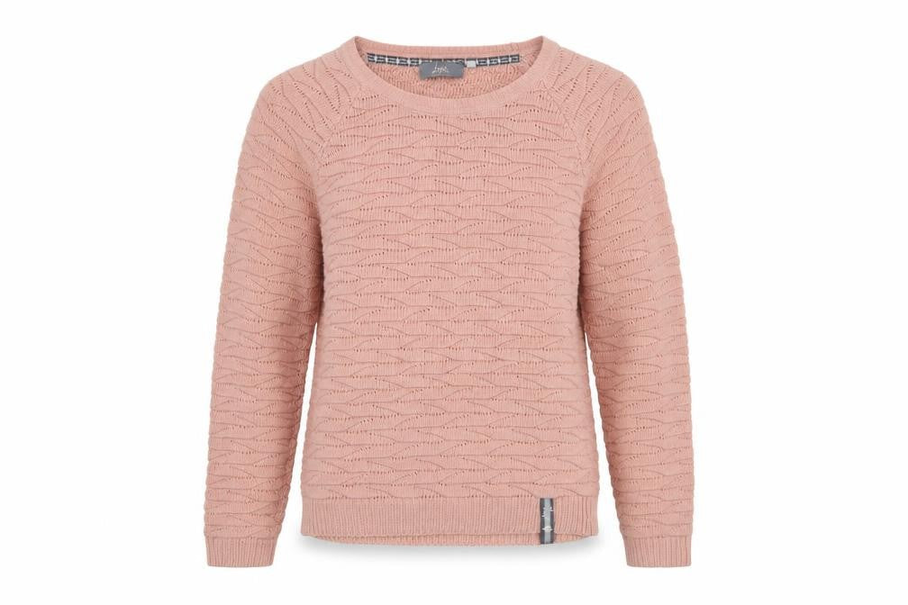 Lupa Women Pink Knit Crew Neck Pullover Jumper Size 10