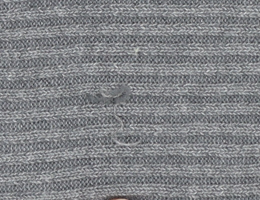 Quiz Women’s Grey Ribbed Crew Neck Long Sleeve Pullover Jumper Size S