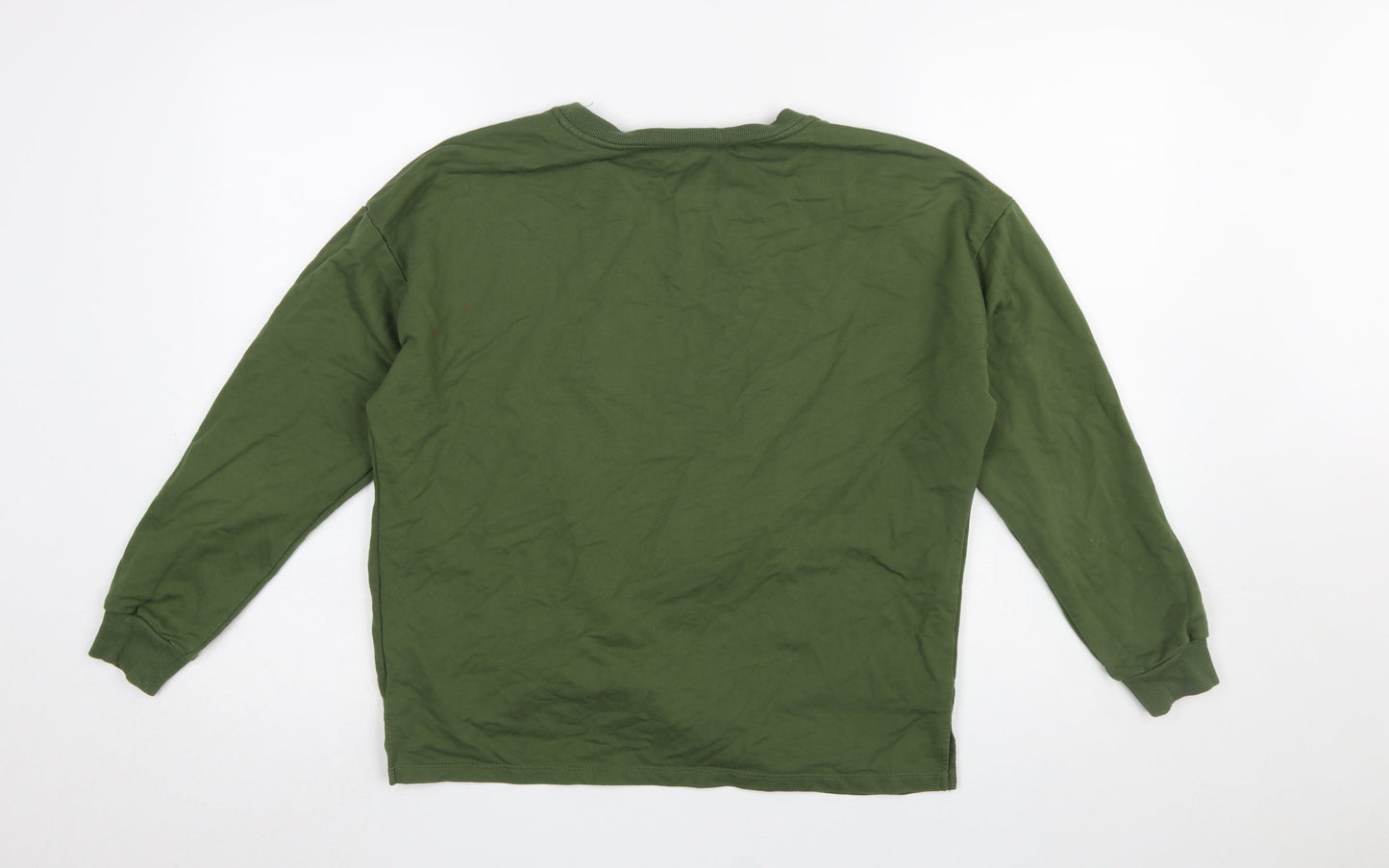 Very Women’s Green Twist Front Pullover Sweatshirt Size 12