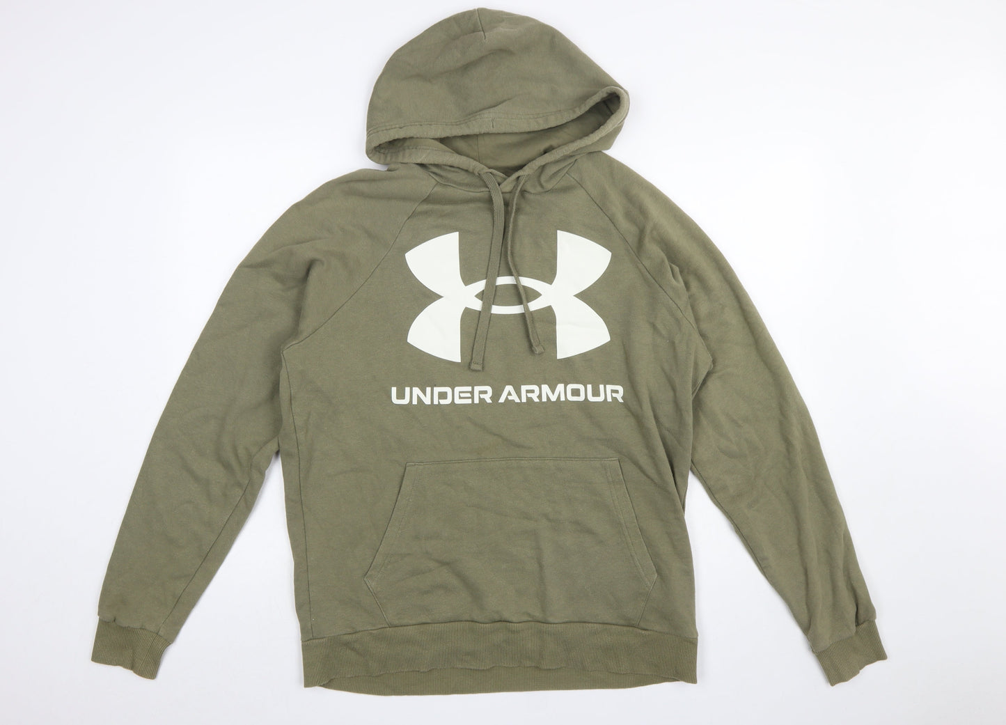 Under Armour Men’s Green Pullover Hoodie M Sports Fleece