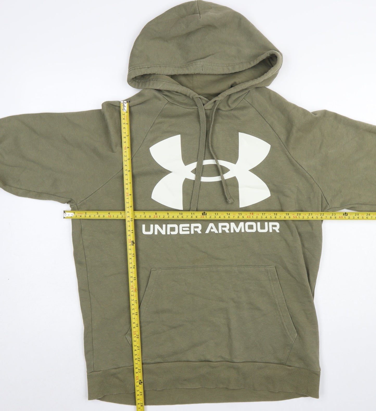 Under Armour Men’s Green Pullover Hoodie M Sports Fleece