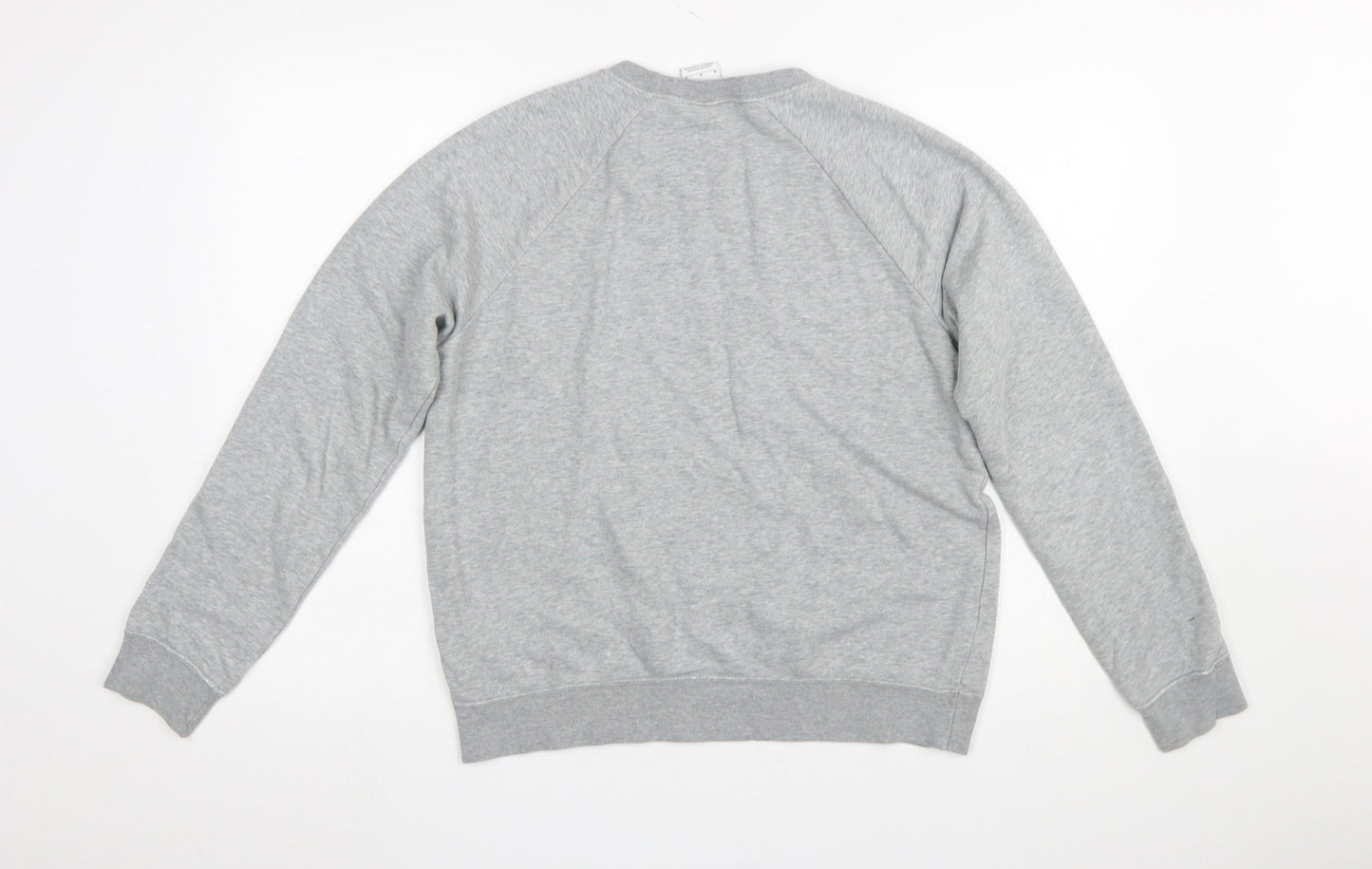 Nike Men's Grey Logo Crew Neck Pullover Sweatshirt Size M