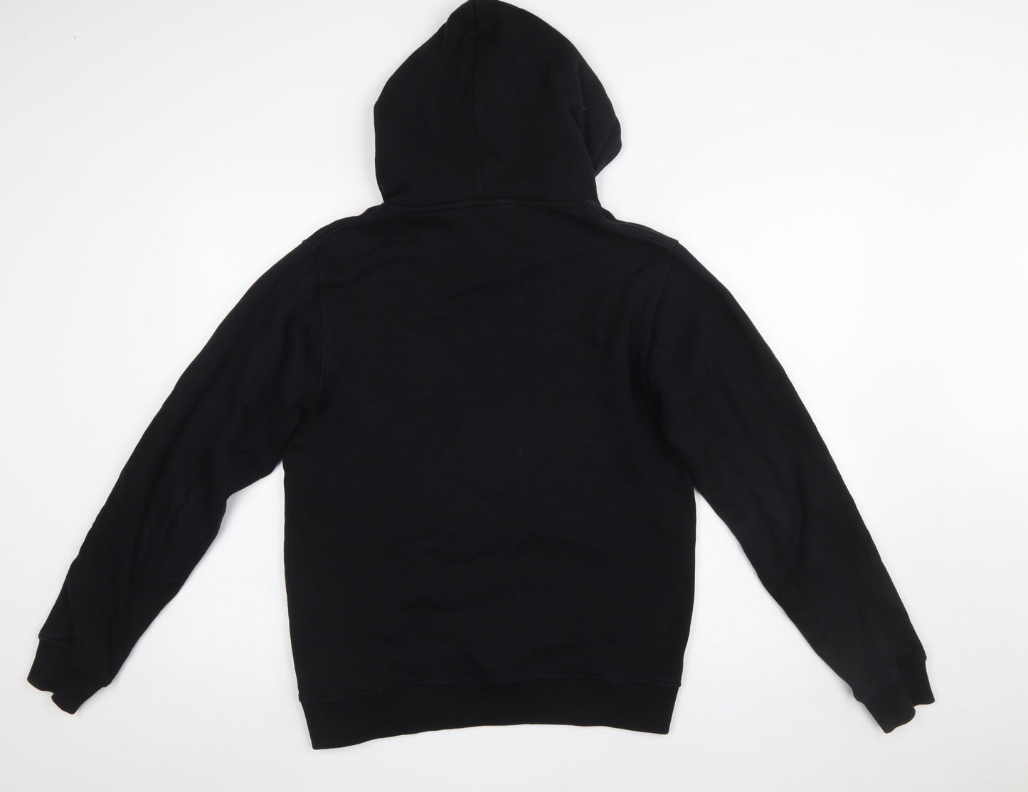 Last Sole Men's Black Pullover Hoodie Size M Embroidered Logo